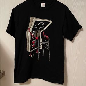 Habib Retro Black Game Console Controller Graphic Tee SZ M Gamer